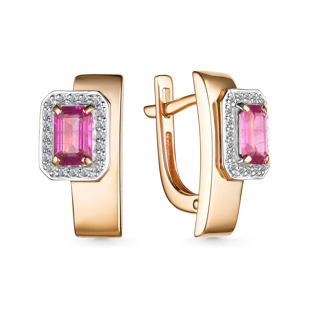 Серьги из золота 25628-103