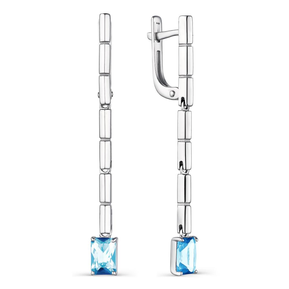 Серьги из серебра 02-1908/00ТБ-00