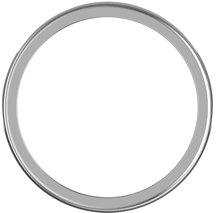 Кольцо из родированого серебра 925 пробы 0101596-00875