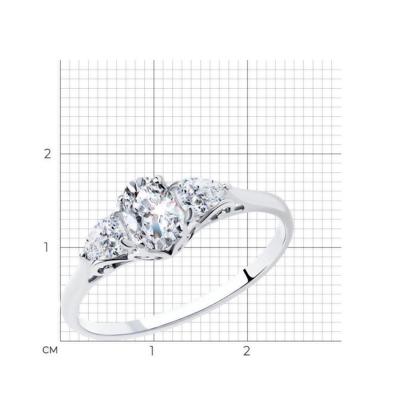 Кольцо из серебра 94012121