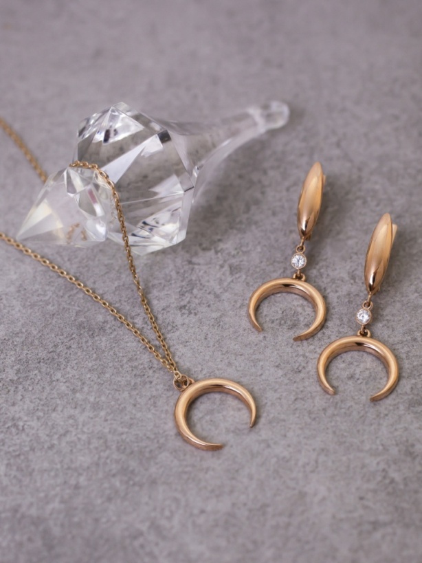 Колье из красного золота 585 пробы 0320378-00240