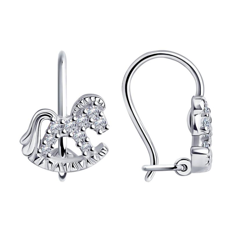 Серьги из серебра 94-120-00988-1