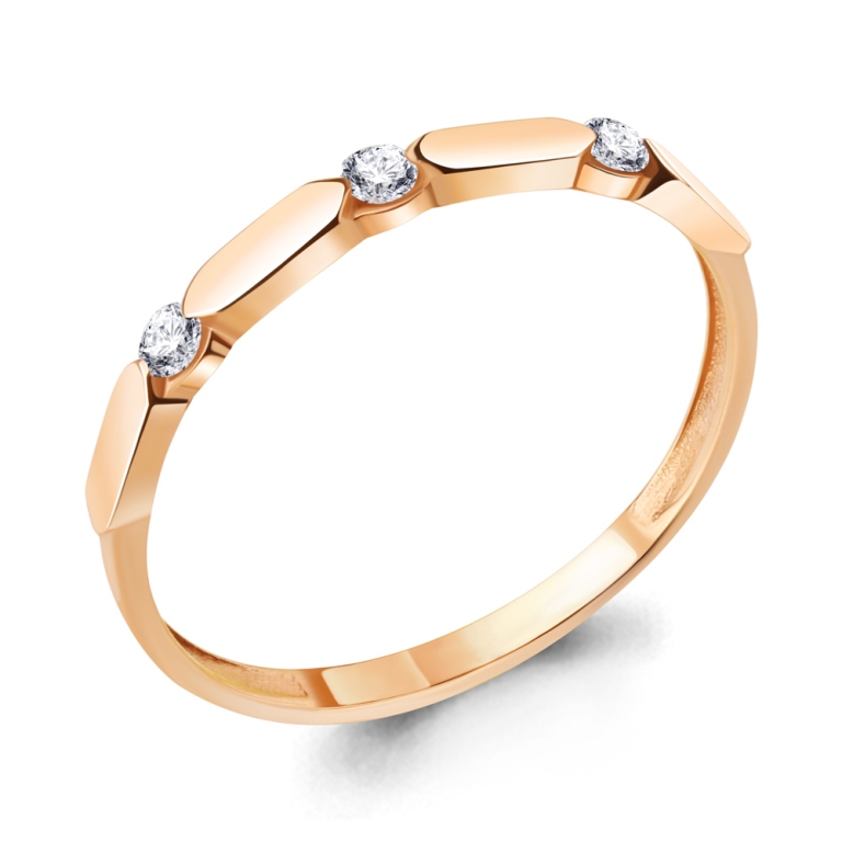 Кольцо из красного золота 585 пробы 68979