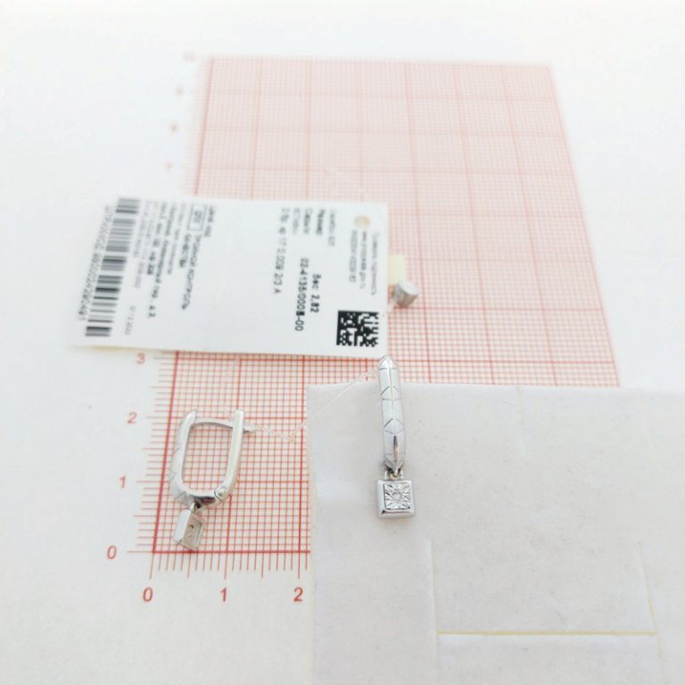 Серьги из серебра 02-4135/000Б-00