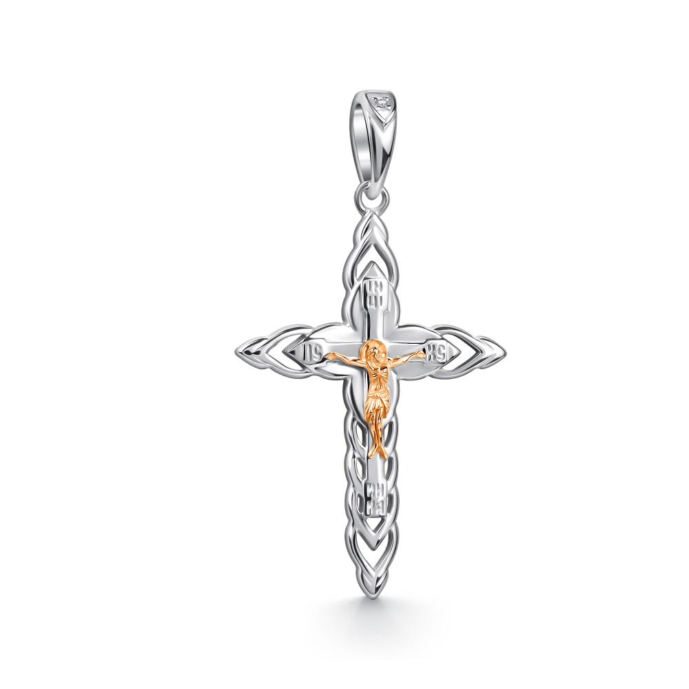 Крест из серебра 03-5260/000Б-00