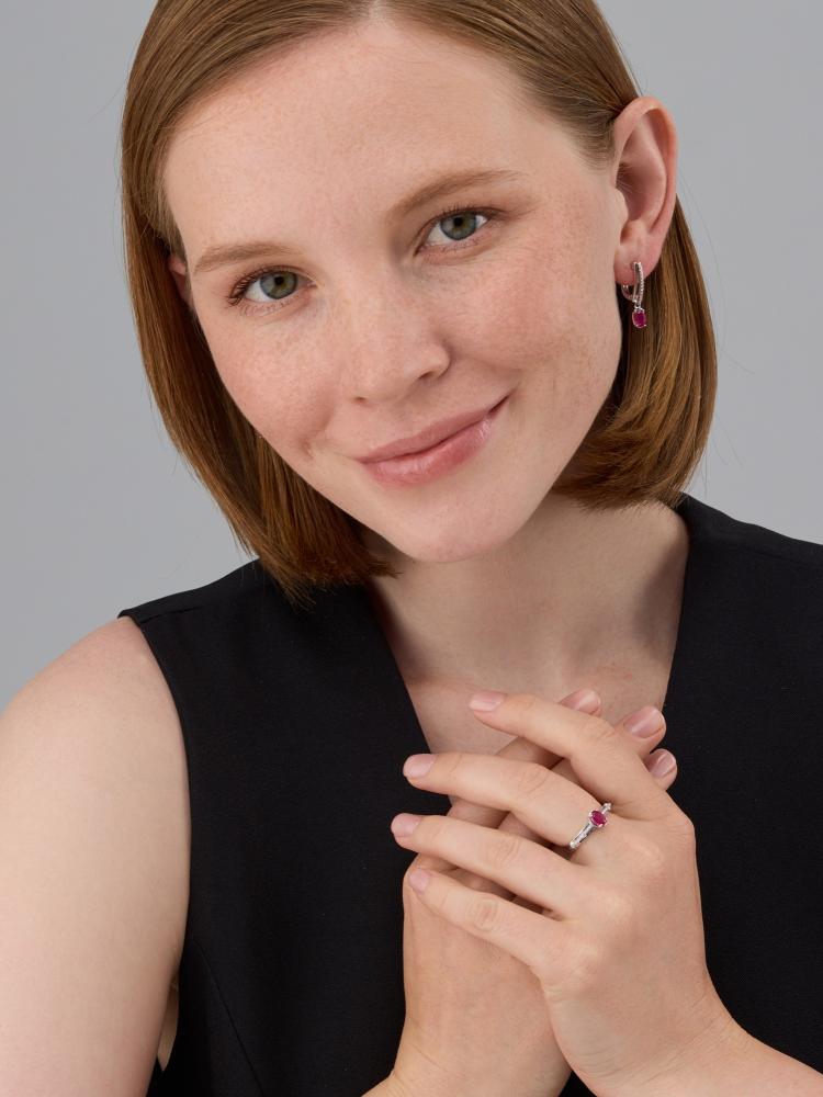 Серьги из серебра 02-4592/000Р-00