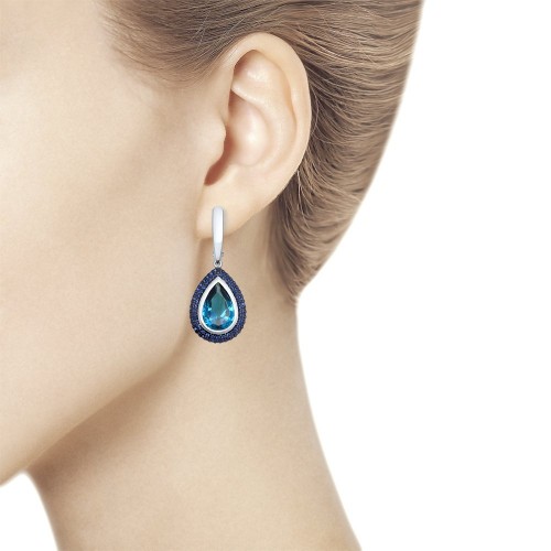 Серьги из серебра 92021467