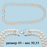 Колье из серебра 73518