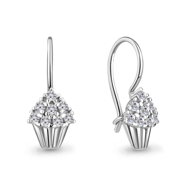 Серьги из серебра 49204А