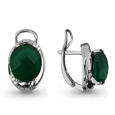 Серьги из серебра 4423209А