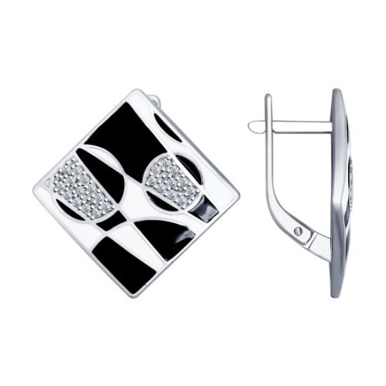 Серьги из серебра 94022332
