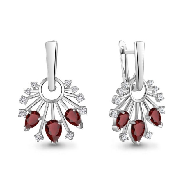 Серьги из серебра 4758203А