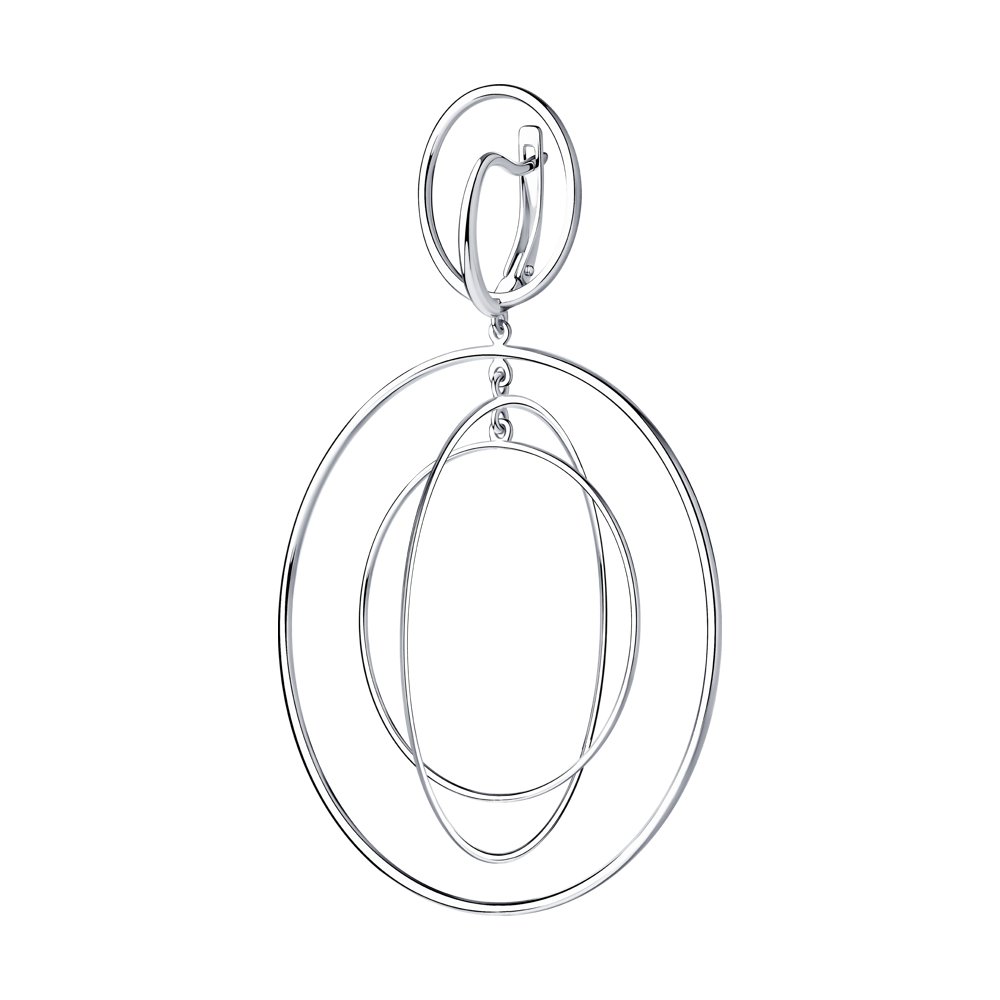 Серьга из серебра 94170087
