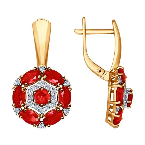 Серьги из золота 6028011