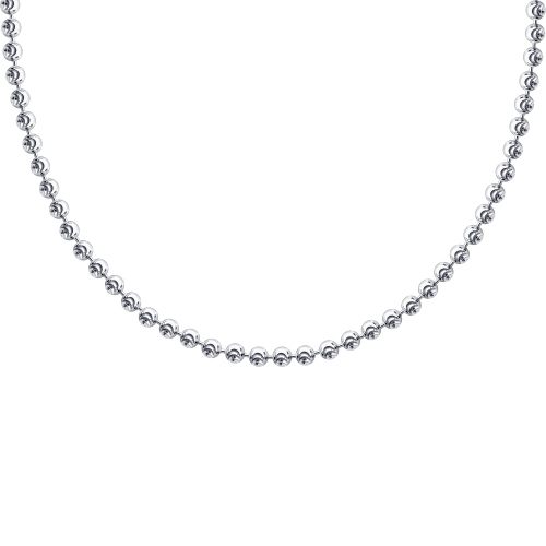 Колье из родированого серебра 925 пробы 94074447