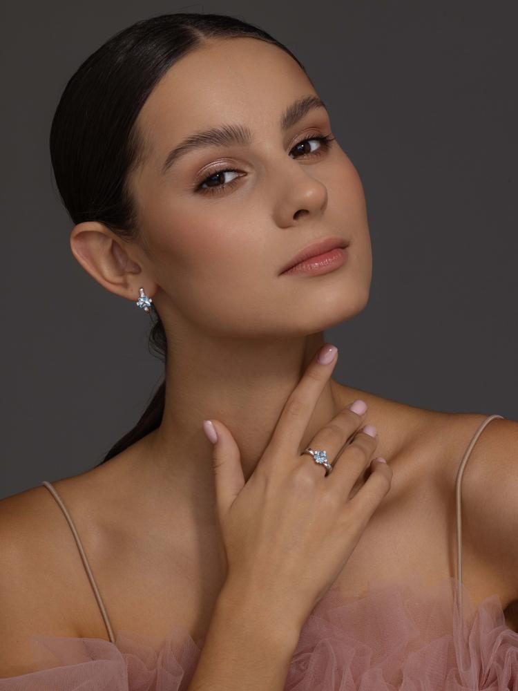 Кольцо из серебра 01-4002/00ТБ-00