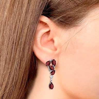 Серьги из серебра 4706503А