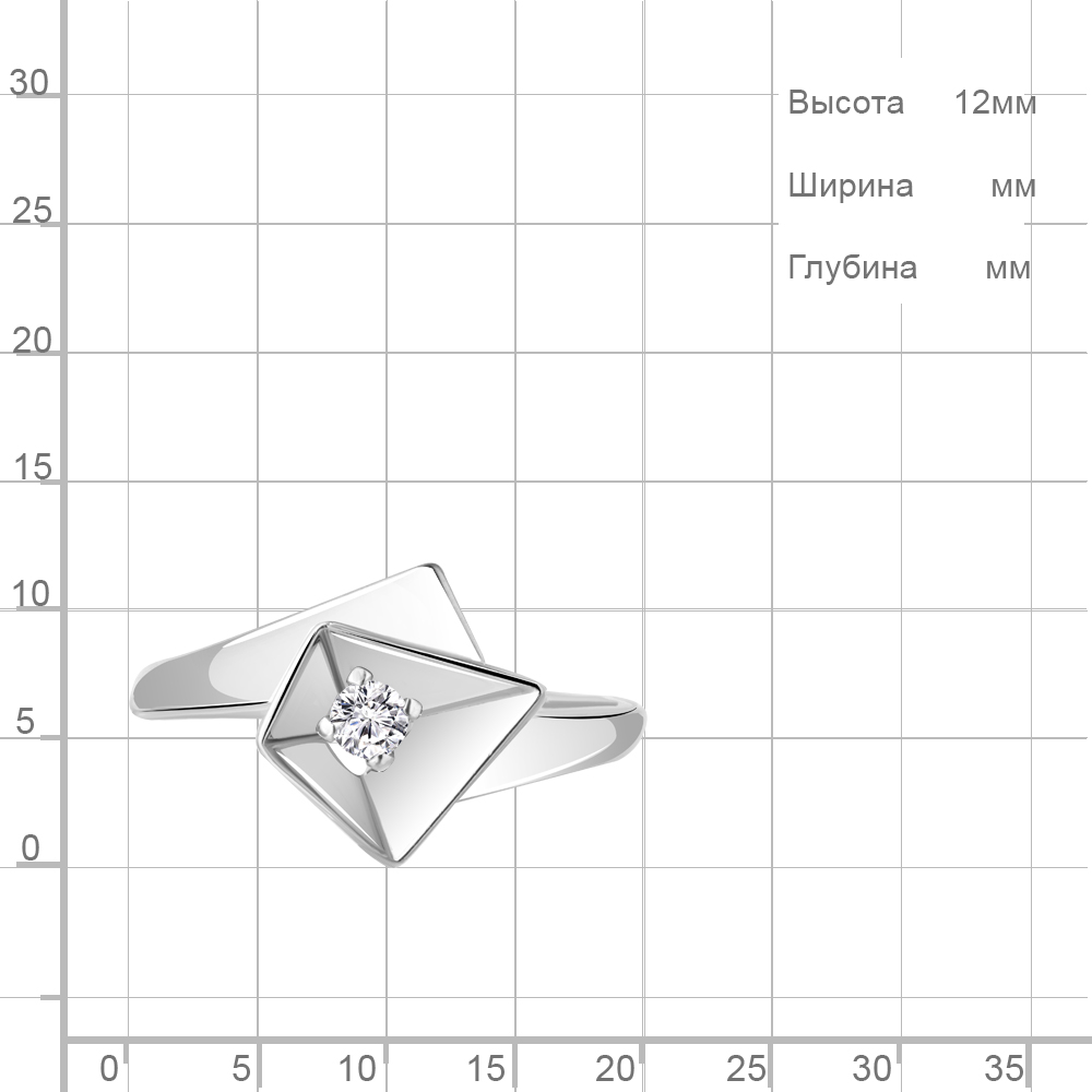 Кольцо из серебра 67100А