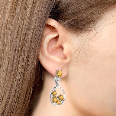 Серьги из серебра 4707106А