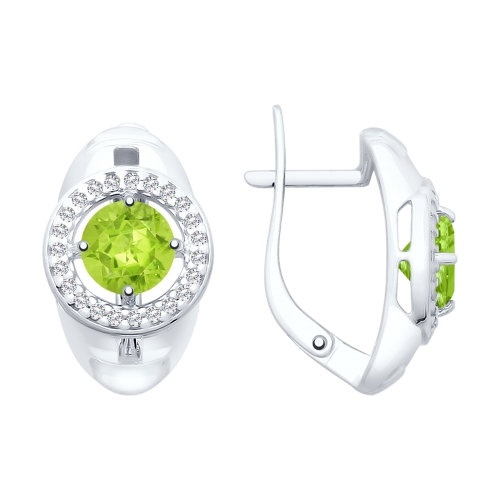 Серьги из серебра 92021726