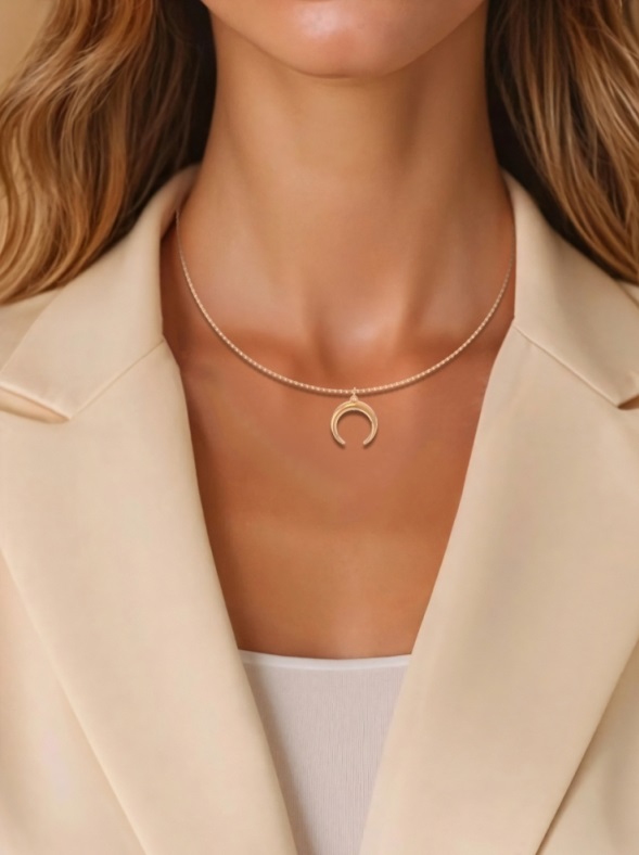 Колье из красного золота 585 пробы 0320378-00240