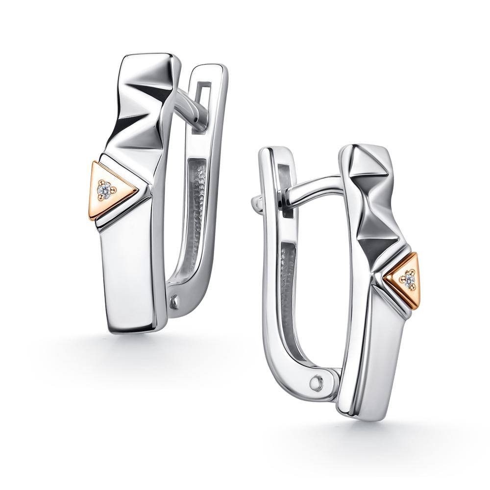 Серьги из серебра 02-5243/000Б-00