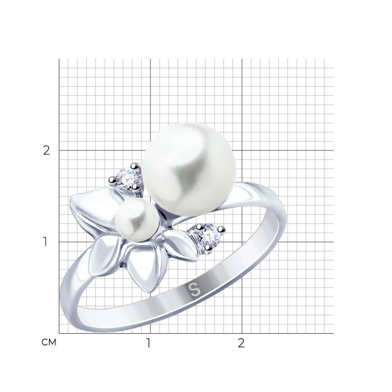 Кольцо из серебра 94012779