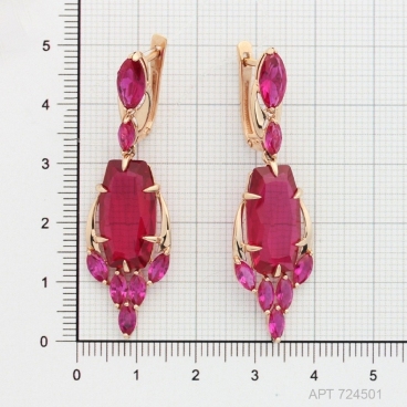 Серьги из золота 724501