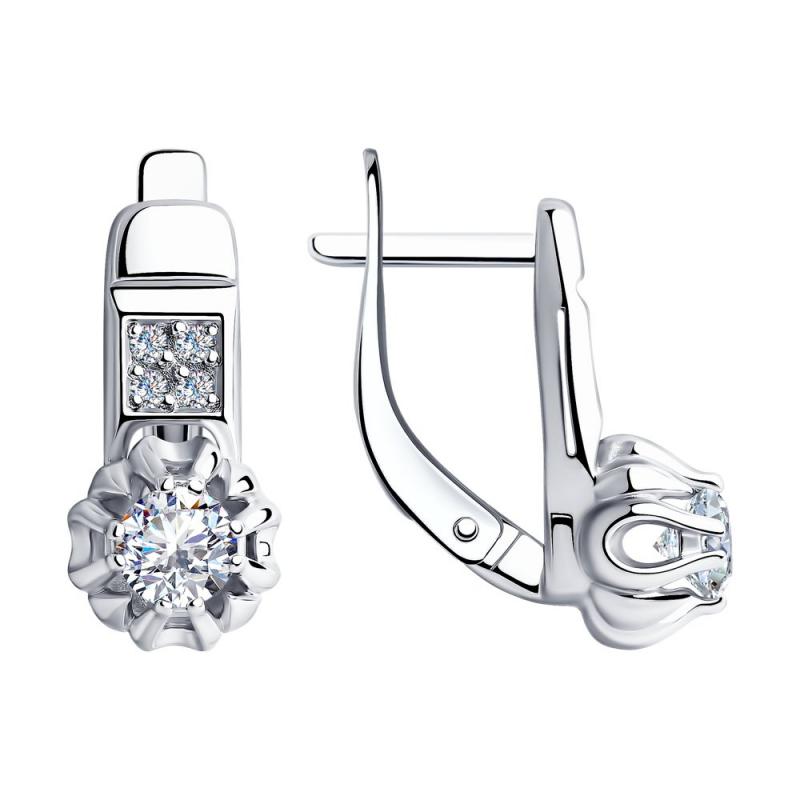 Серьги из серебра 94-120-00421-1