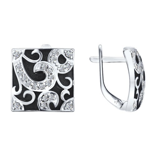 Серьги из серебра 94021058