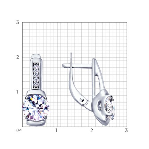 Серьги из серебра 94022951