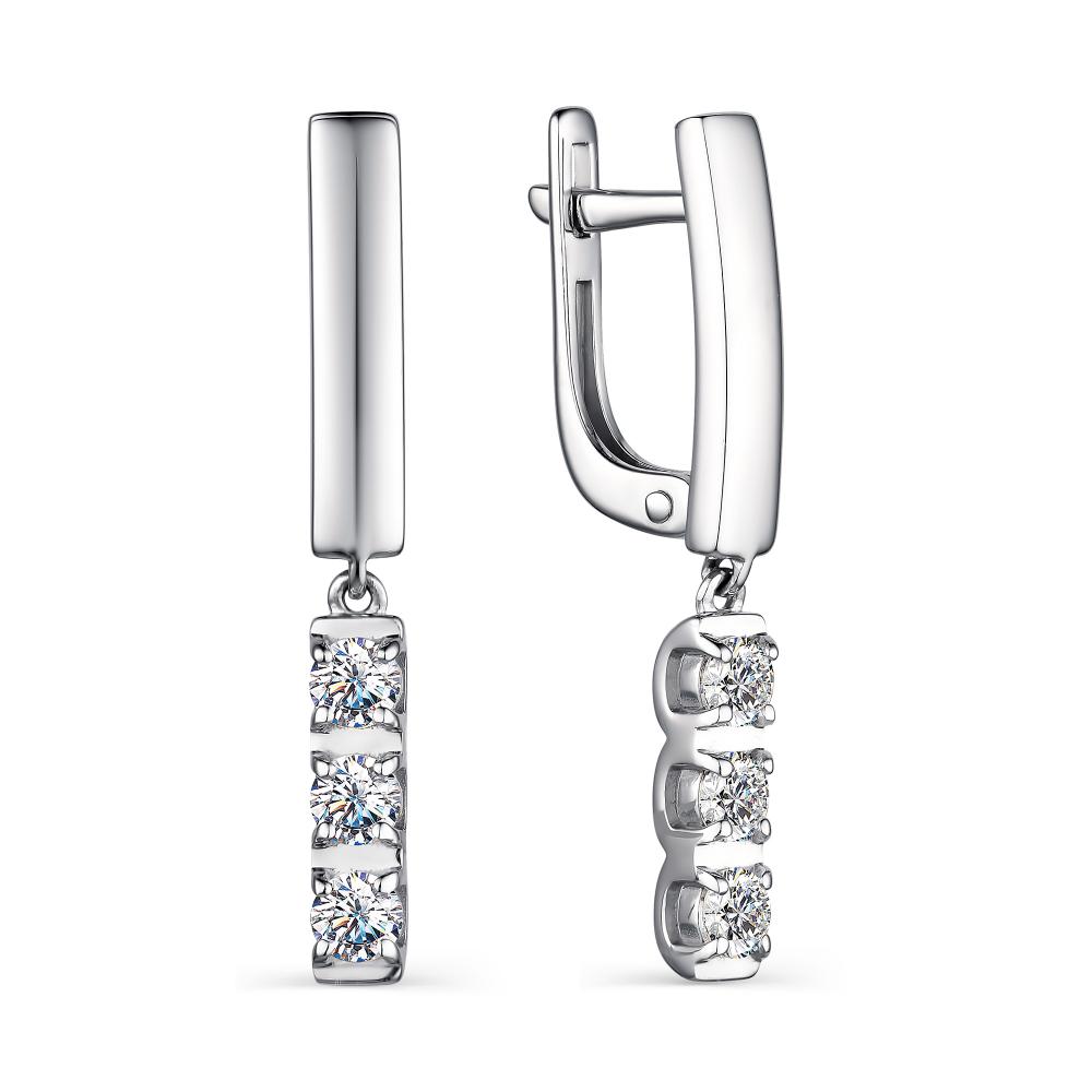Серьги из серебра 02-2060/00КЦ-00
