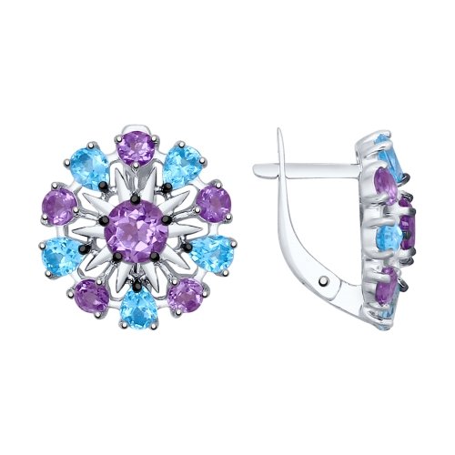 Серьги из серебра 92021564