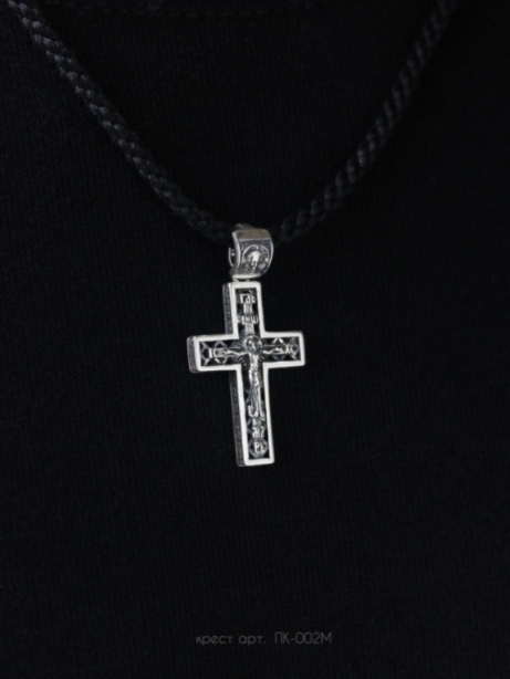 Крест из серебра ПК-002м