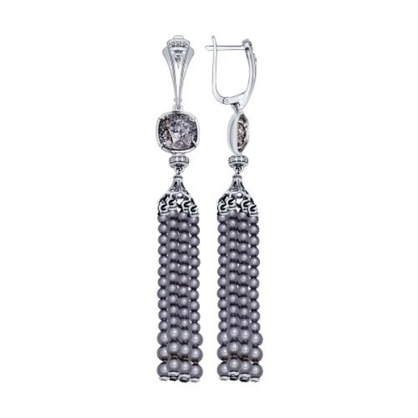 Серьги из серебра 94022150