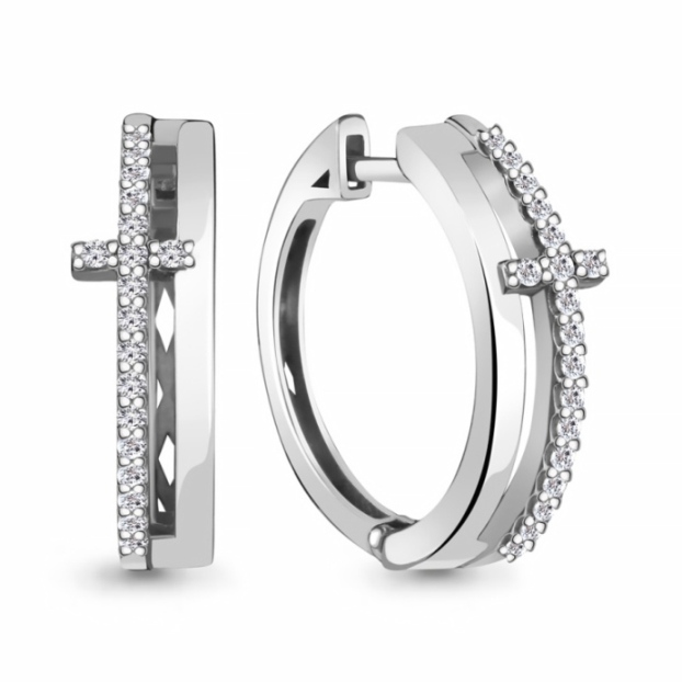 Серьги из серебра 48793А