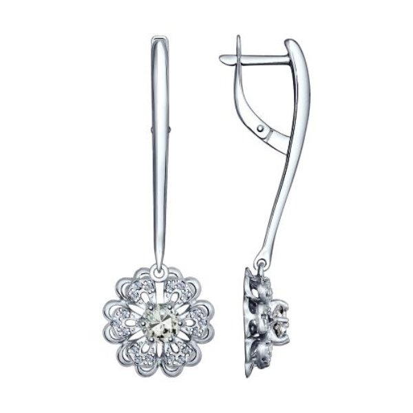 Серьги из серебра 92021541