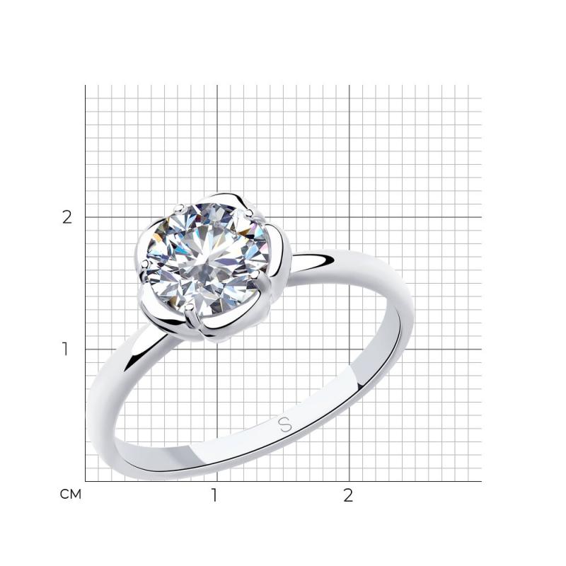 Кольцо из серебра 94012957