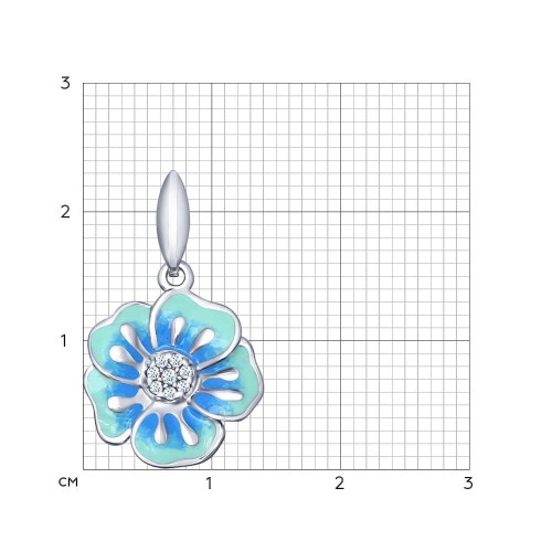 Подвеска из серебра 94031333