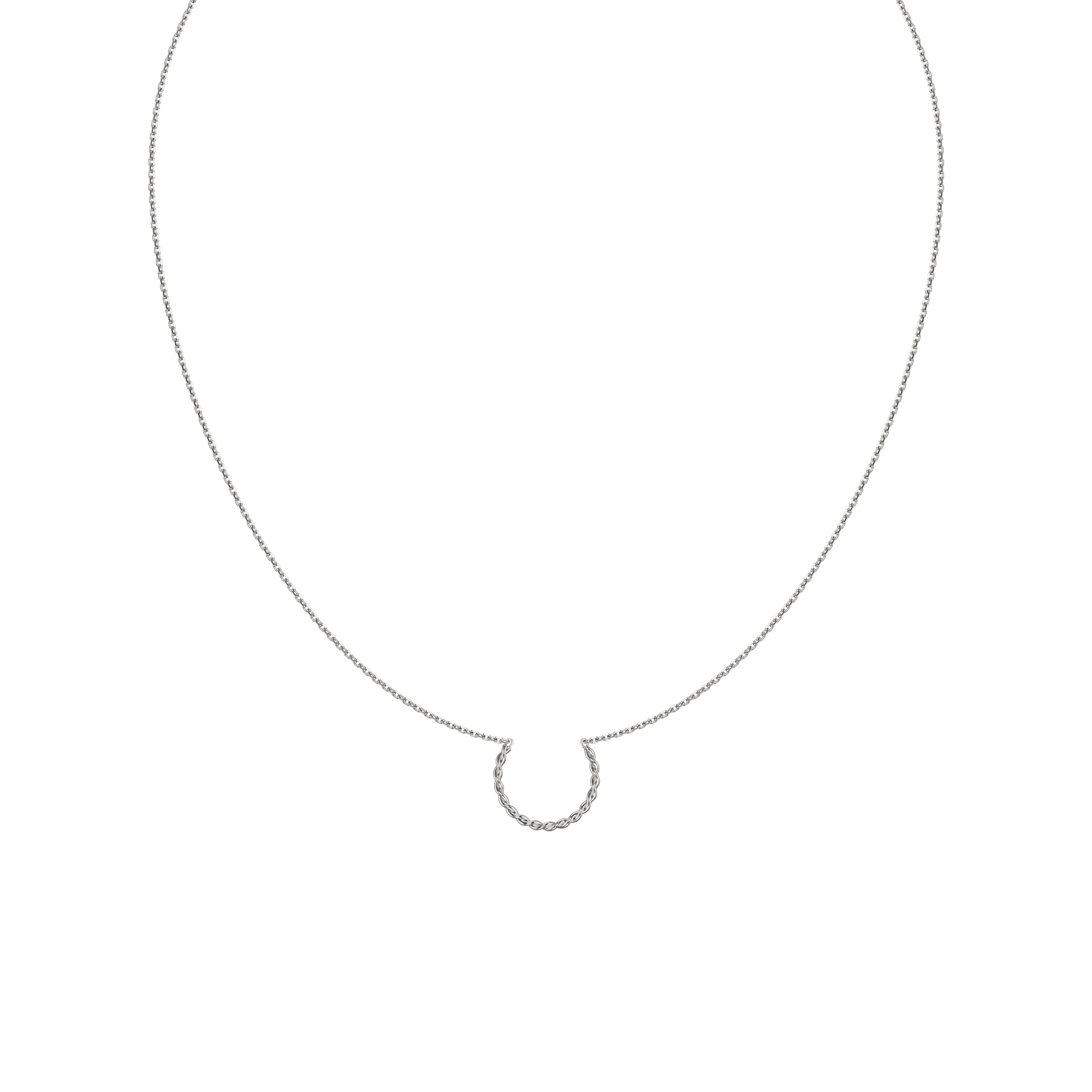 Колье из серебра НХ22-1879-3 д. 0,3 мм