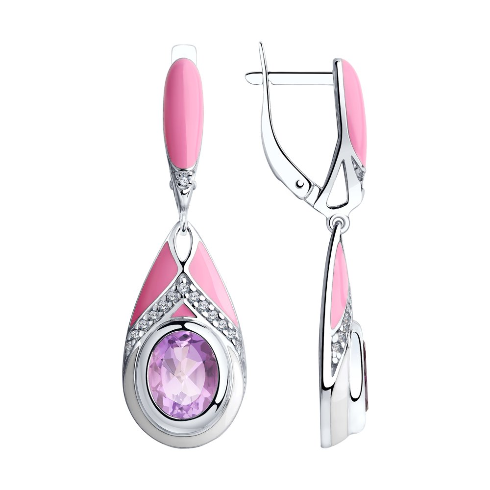 Серьги из серебра 92022183