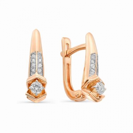 Серьги из золота 22444-100