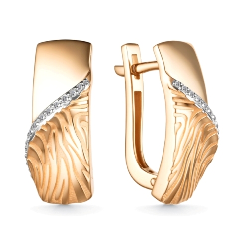 Серьги из золота 25648-100