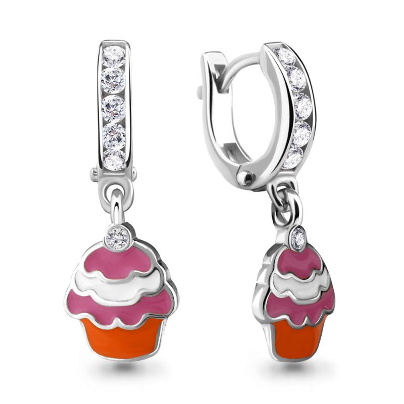 Серьги из серебра 46536А