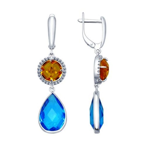 Серьги из серебра 94021927