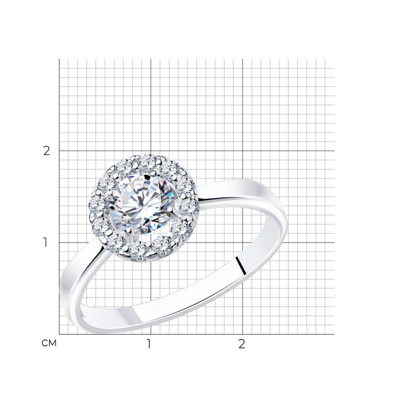 Кольцо из серебра 94011809