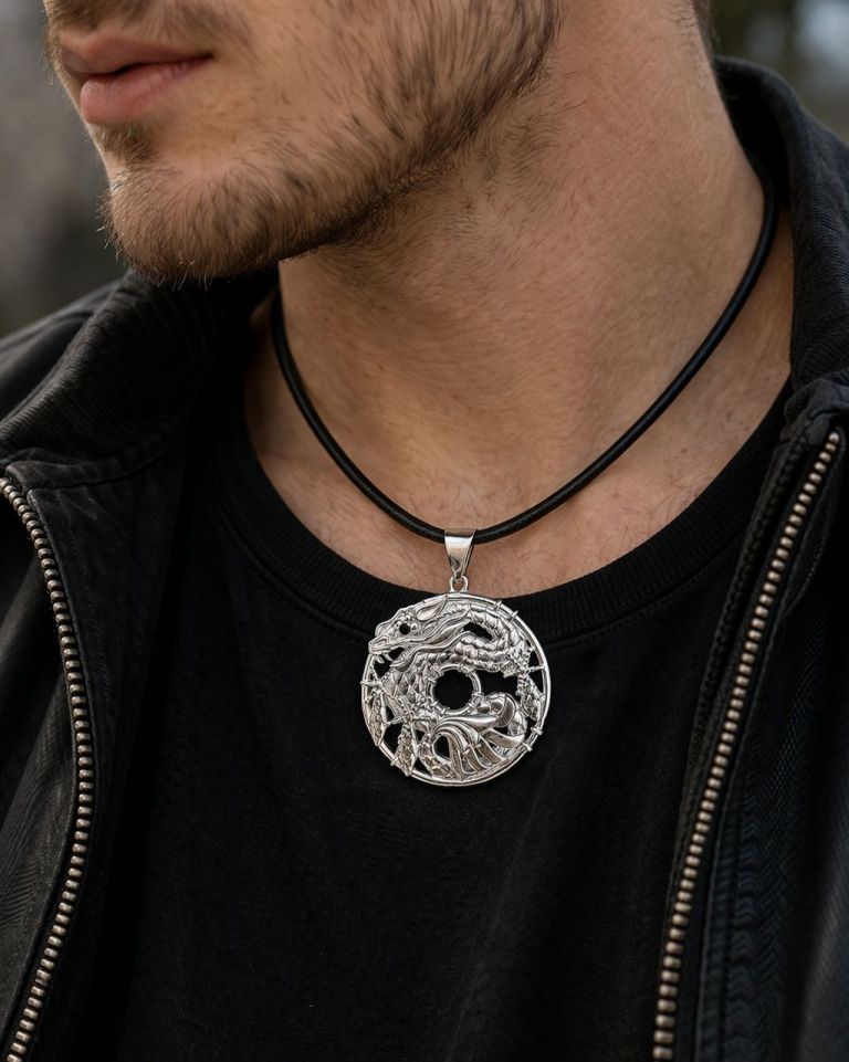 Подвеска из родированого серебра 925 пробы П301145