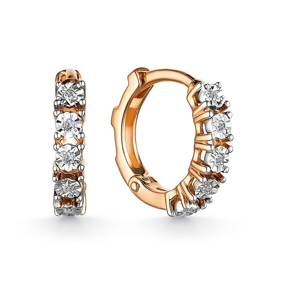 Серьги из золота 25411-100