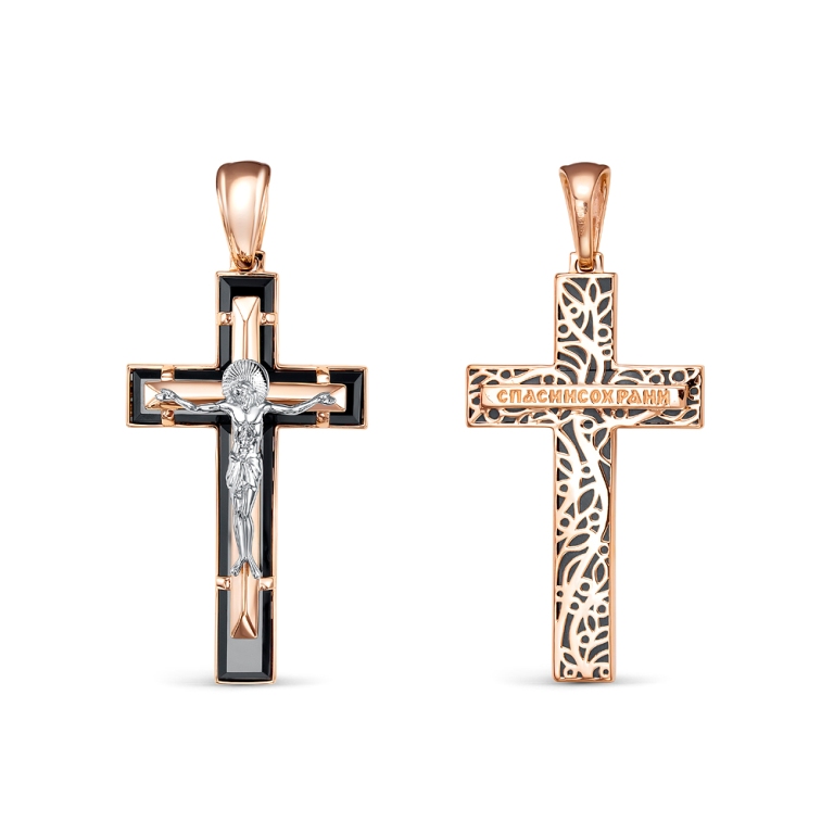 Крест из золота 080006