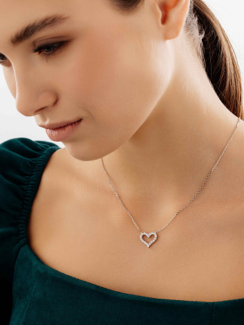 Колье из серебра 06-3370/00КЦ-00